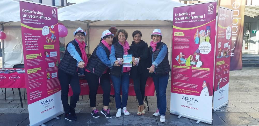 Départ du Rallye 2018 à Caen Clarisse Pachabayan Coordinatrice du Rallye pour Adréa mutuelle