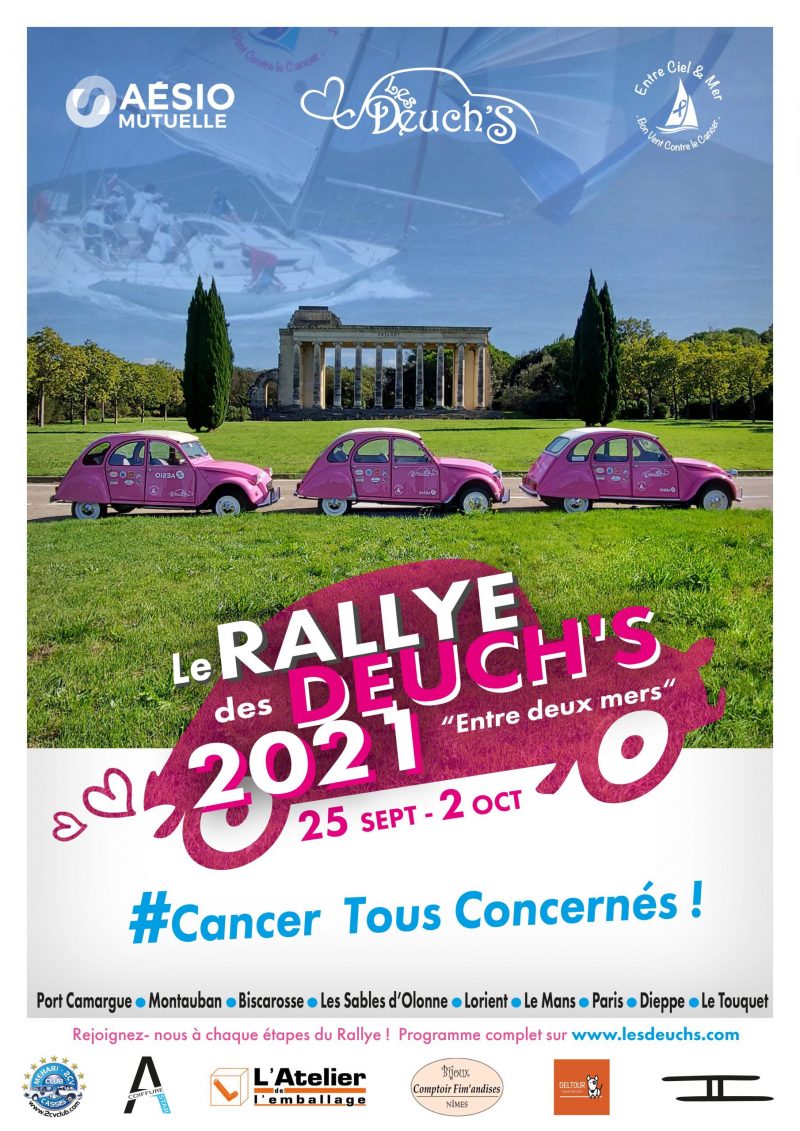 Affiche officielle Rallye 2021 Entre deux mers
