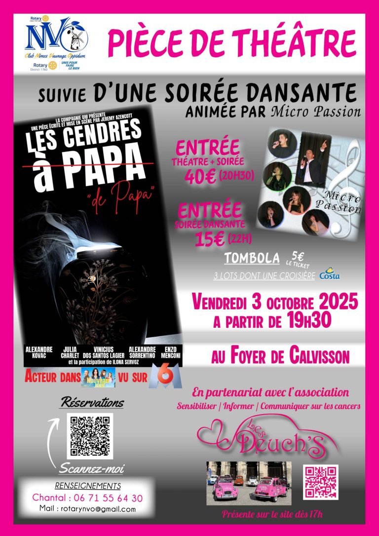 Soirée caritative au profit d'enfants malades ou porteurs de handicap