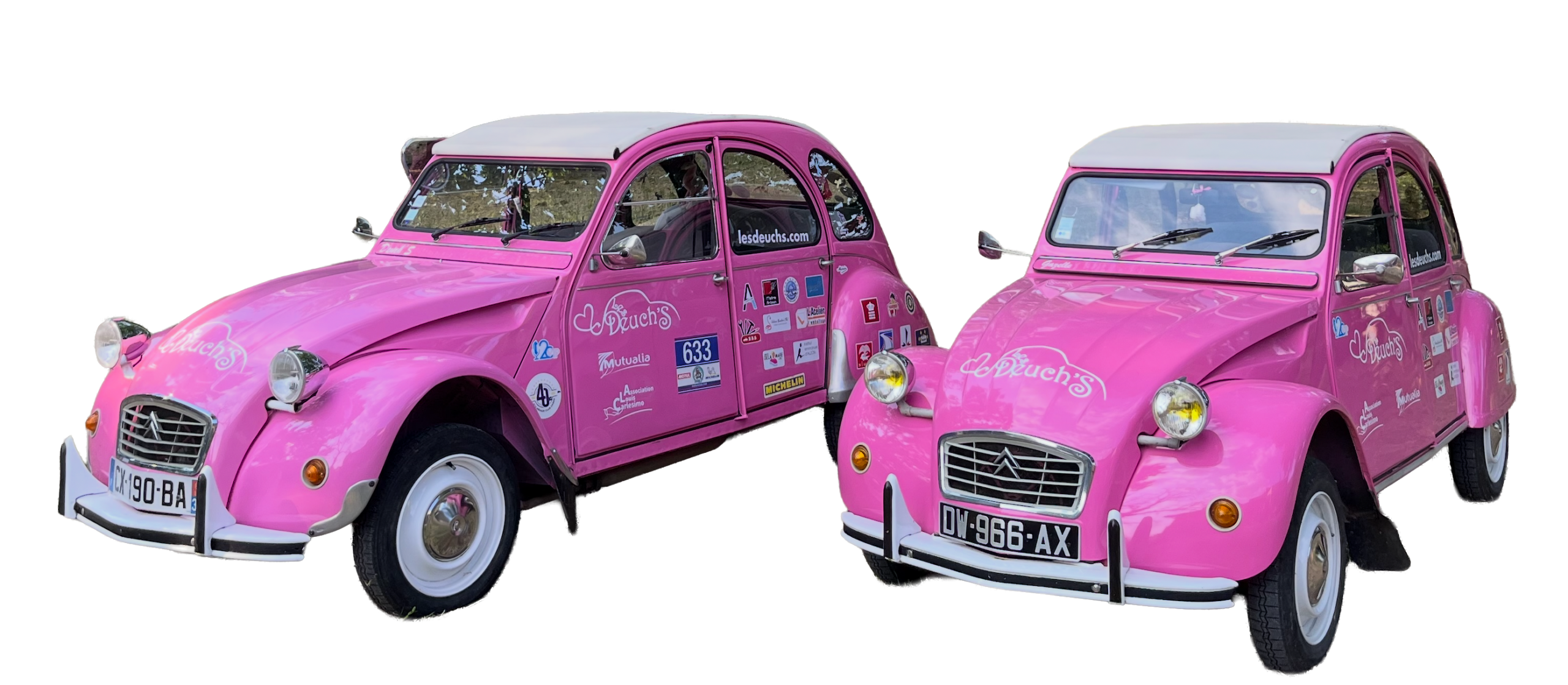 Les 2CV Deuch'S et Gazelle