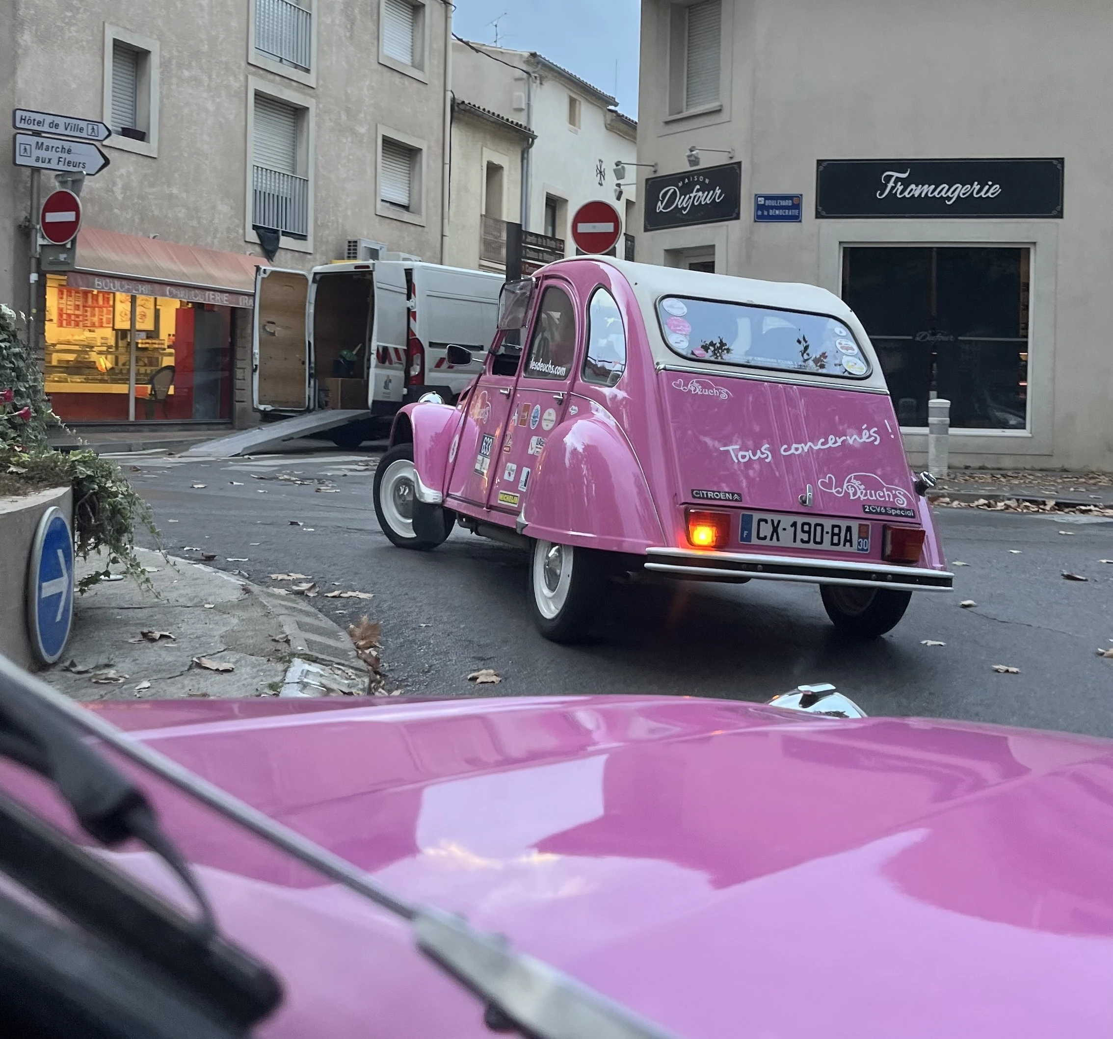Départ balade 2CV Mauguio