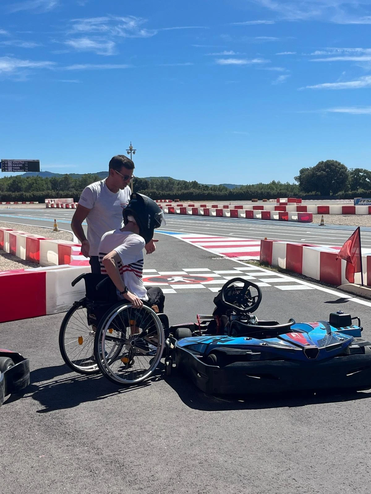 Moment partagé au karting